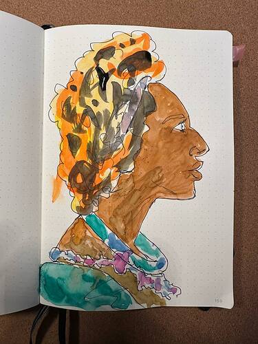 First human sketch