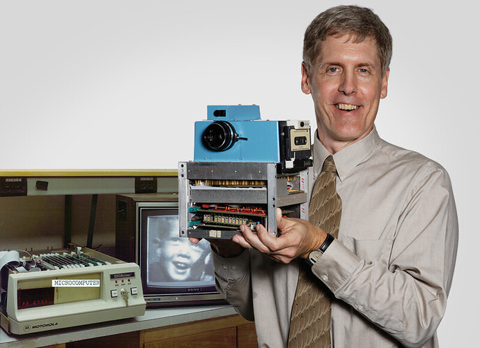 Steve Sasson and the first digital camera