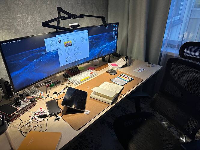 Watercolor, work conditions